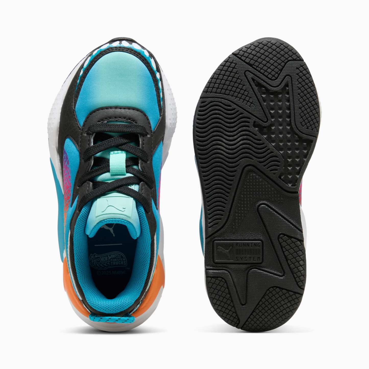 puthtma x HOT WHEELS MONSTER TRUCKS RS-X Little Kids' Sneakers