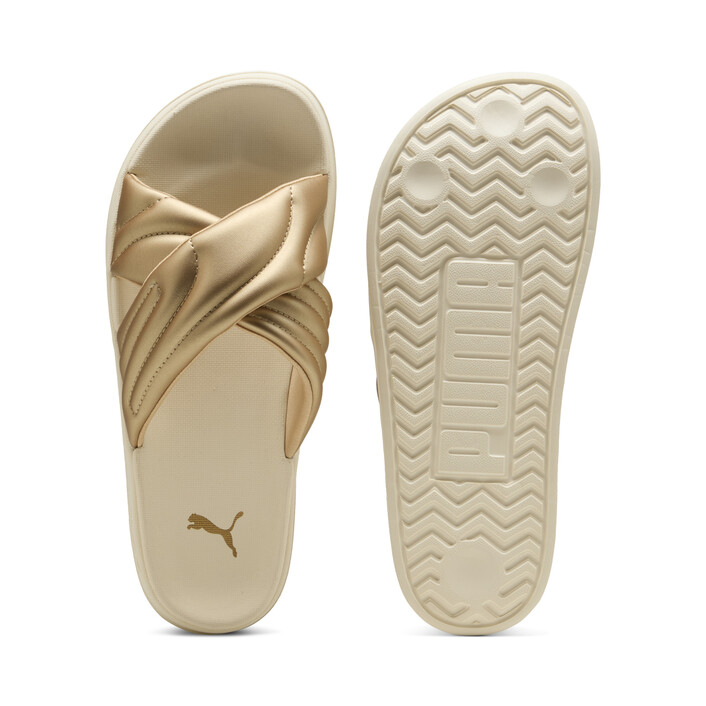 Leadcat Platform Metallic Sandals Women