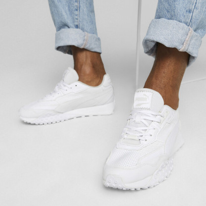 Blktop Rider Leather Sneakers