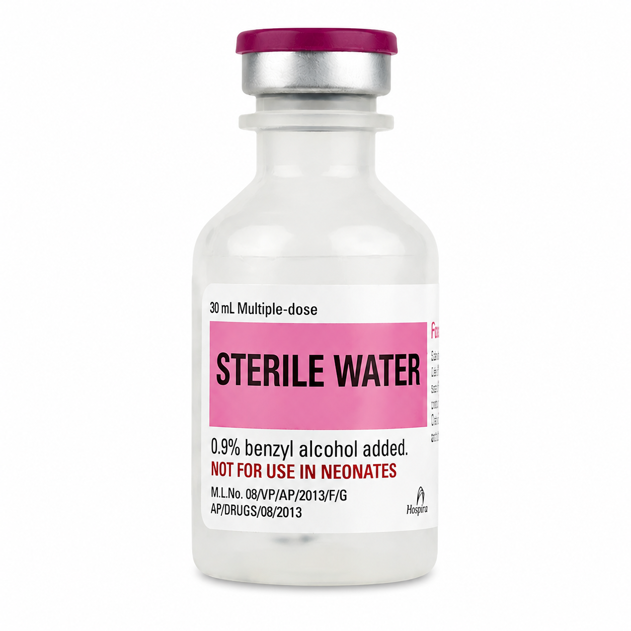 Sterile Water（10 VIALS / BOX）