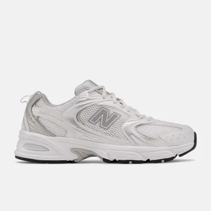 New Balance 530 - WHITE con SILVER METALLIC - immagine 1