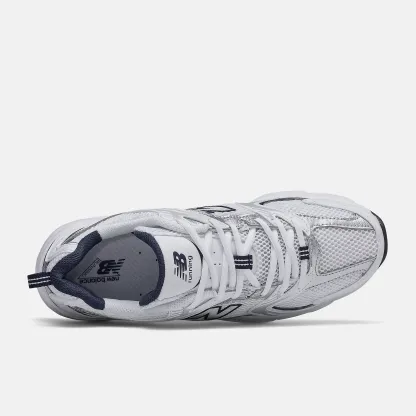 New Balance 530 - WHITE con NATURAL INDIGO - immagine 4