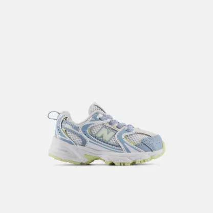 New Balance 530 BUNGEE LACE Bungee Lace - LIGHT ARCTIC GREY con WHITE - immagine 1