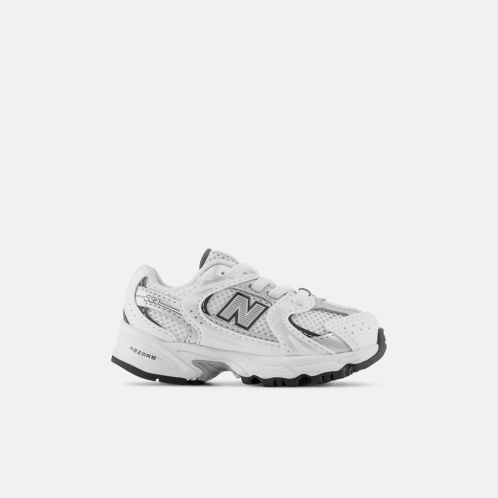 New Balance 530 BUNGEE LACE Bungee Lace - WHITE con NATURAL INDIGO e Silver Metallic - immagine 1