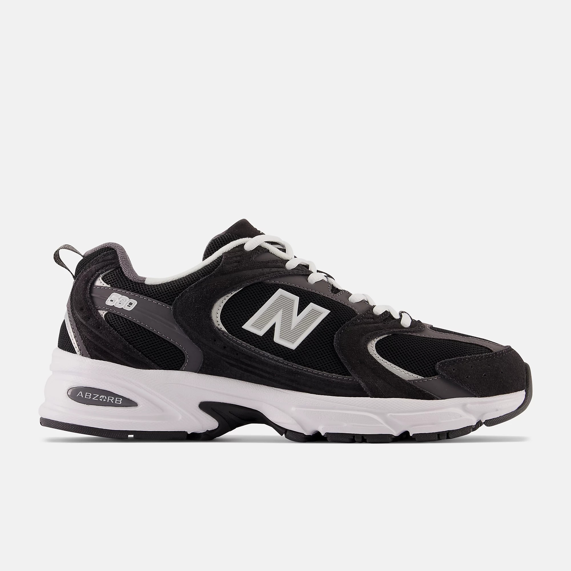 New Balance 530 - BLACK con MAGNET e Silver Metallic - immagine 1