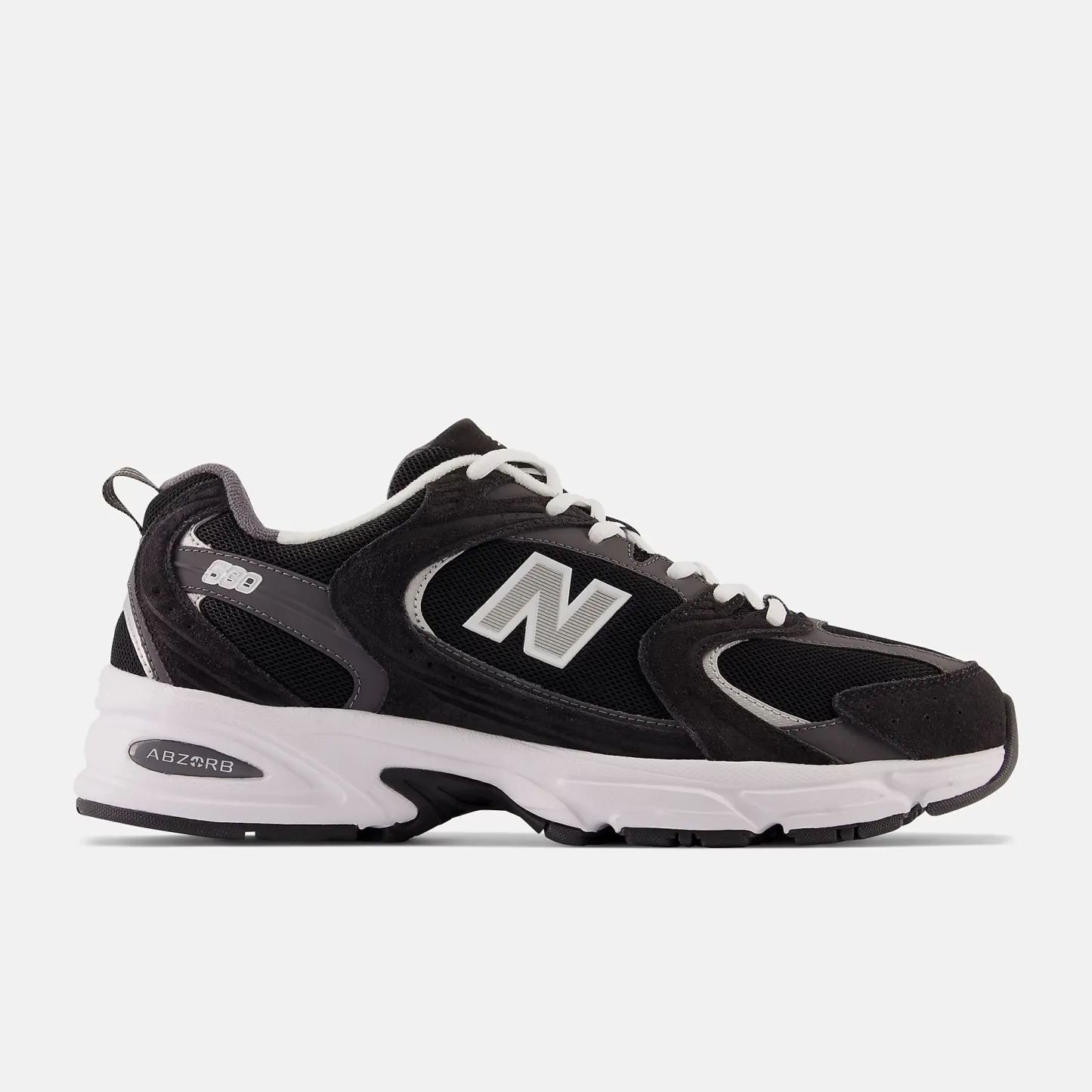 New Balance 530 - BLACK con MAGNET e Silver Metallic - immagine 1