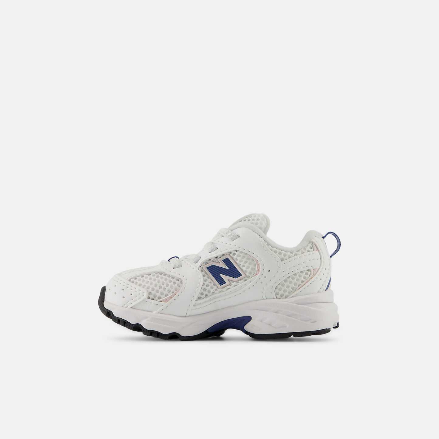 New Balance 530 Bungee Lace Bungee Lace - WHITE con MAGIC BLUE - immagine 3