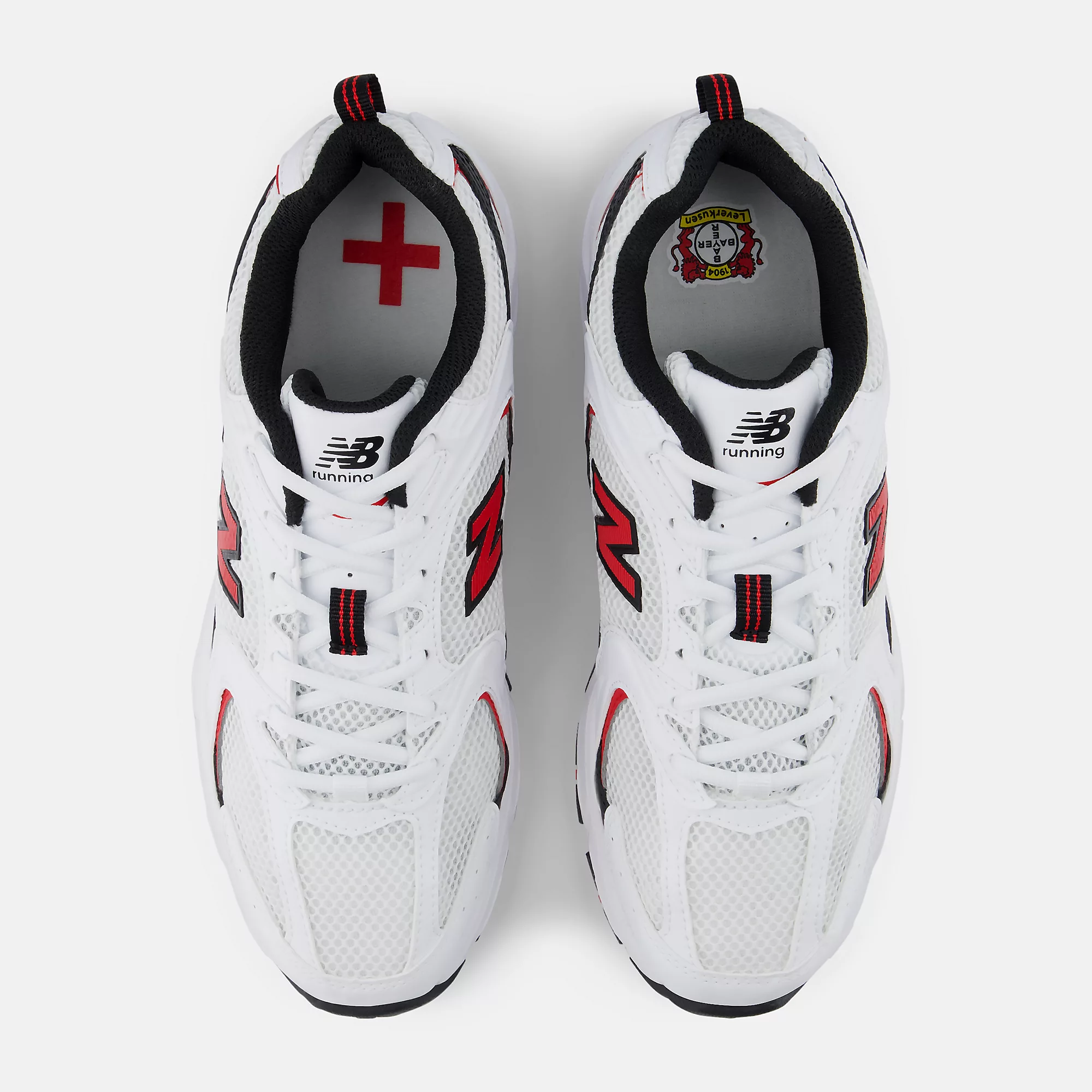 New Balance 530 Bayer Leverkusen​ - WHITE con BLACK - immagine 4