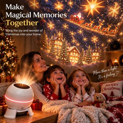 Turn Any Room Into a Christmas Wonderland - Holiday Projection Night Light - Product Image 6