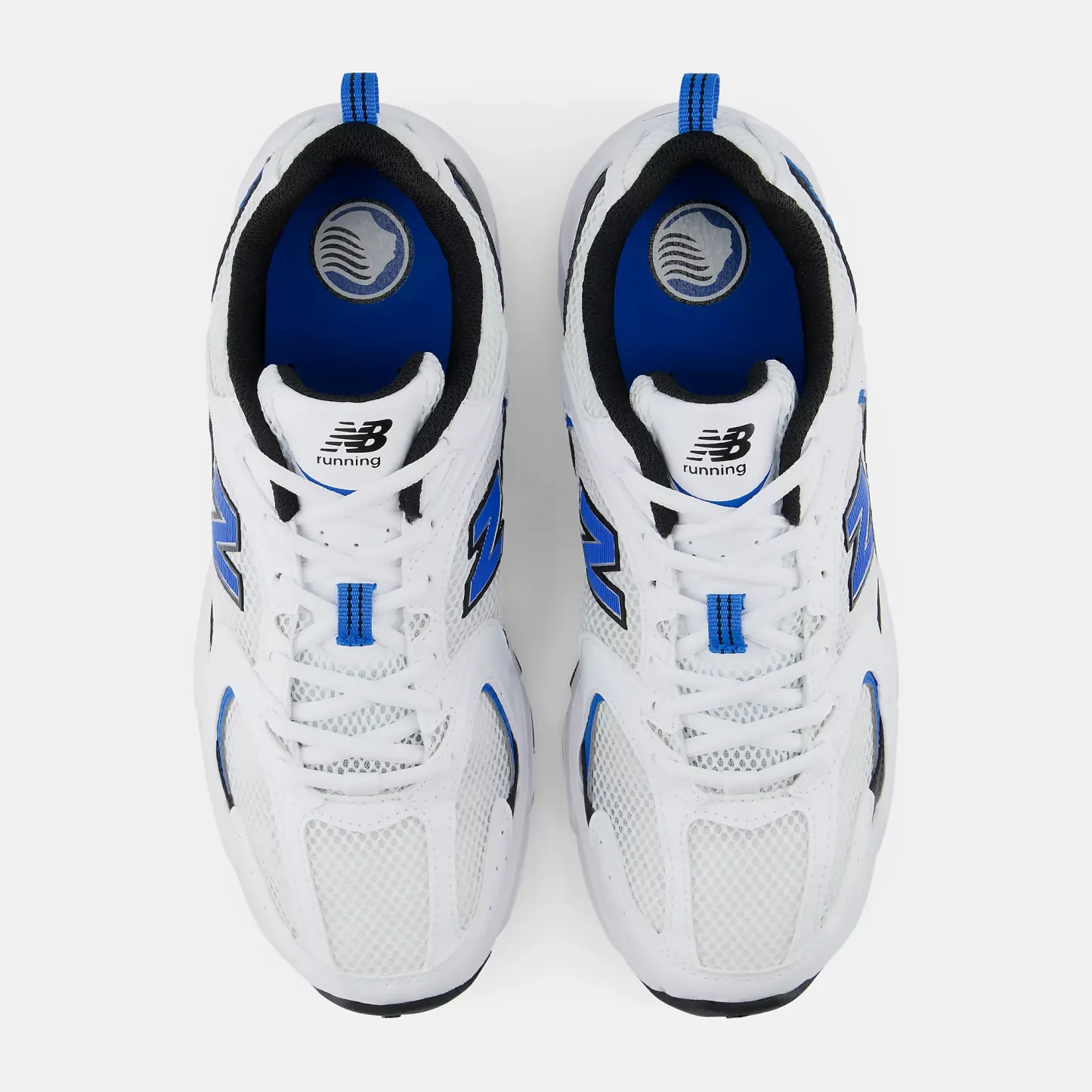 New Balance 530 Atalanta​ - WHITE con BLUE OASIS e BLACK - immagine 4