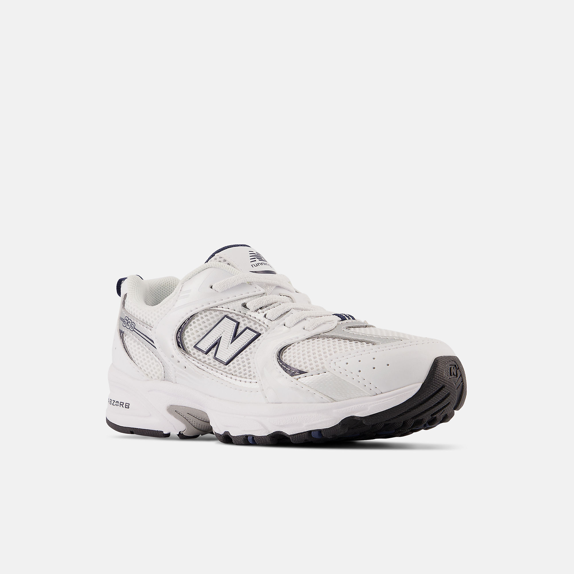 New Balance 530 BUNGEE LACE Bungee Lace - WHITE con NATURAL INDIGO e Silver Metallic - immagine 2