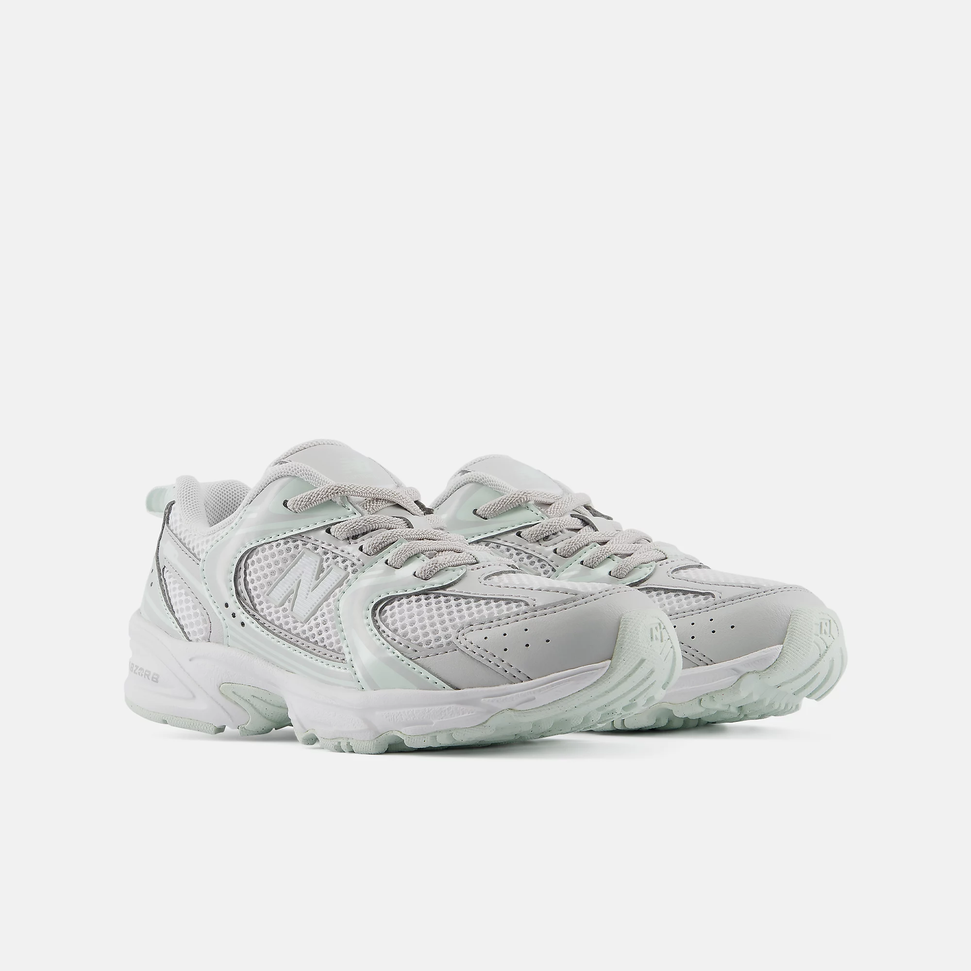 New Balance 530 BUNGEE LACE Bungee Lace - GREY MATTER con MINT WATER - immagine 2