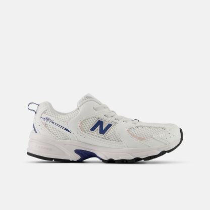 New Balance 530 Bungee Lace Bungee Lace - WHITE con MAGIC BLUE - immagine 1