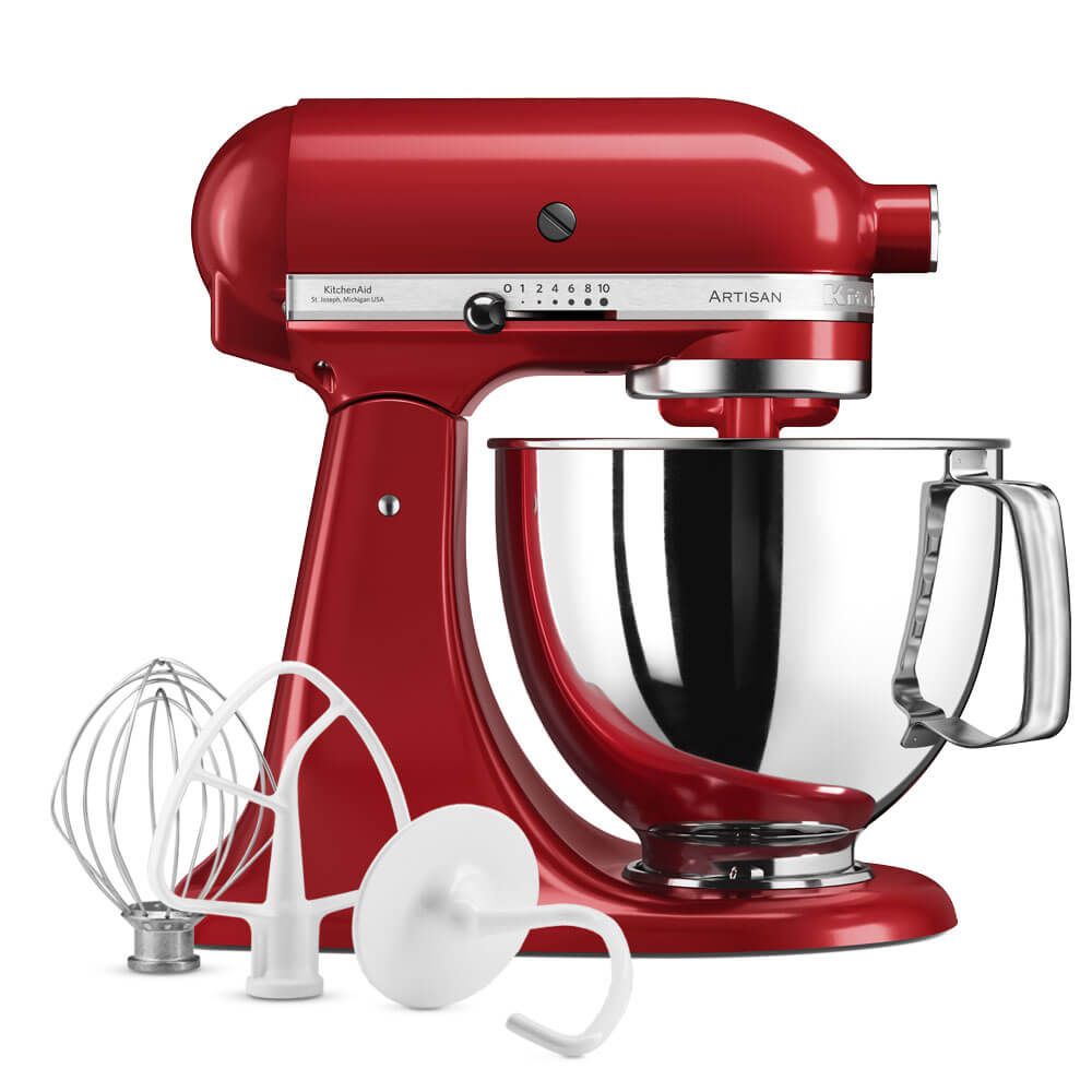 Kitchenaid ROBOT PÂTISSIER À TÊTE INCLINABLE 4,8L - ARTISAN - Rouge empire