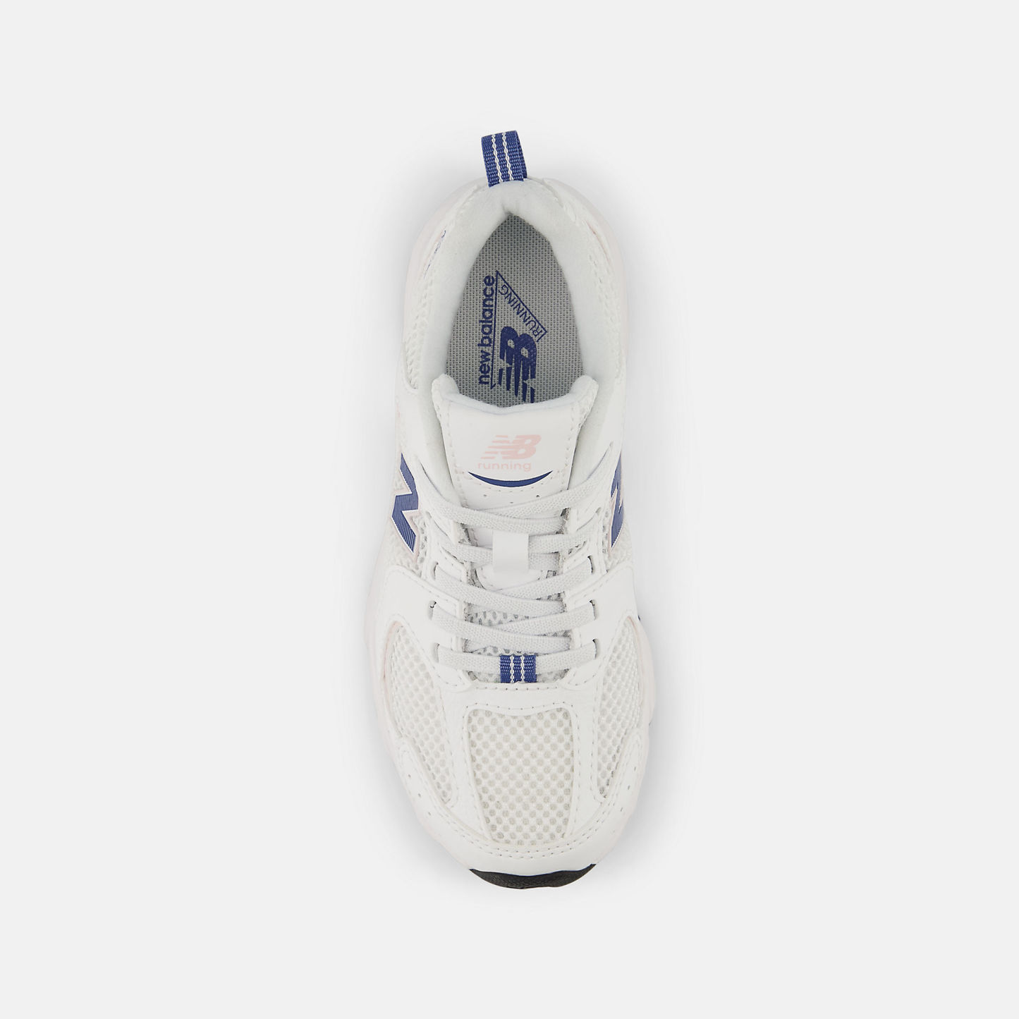 New Balance 530 Bungee Lace Bungee Lace - WHITE con MAGIC BLUE - immagine 4