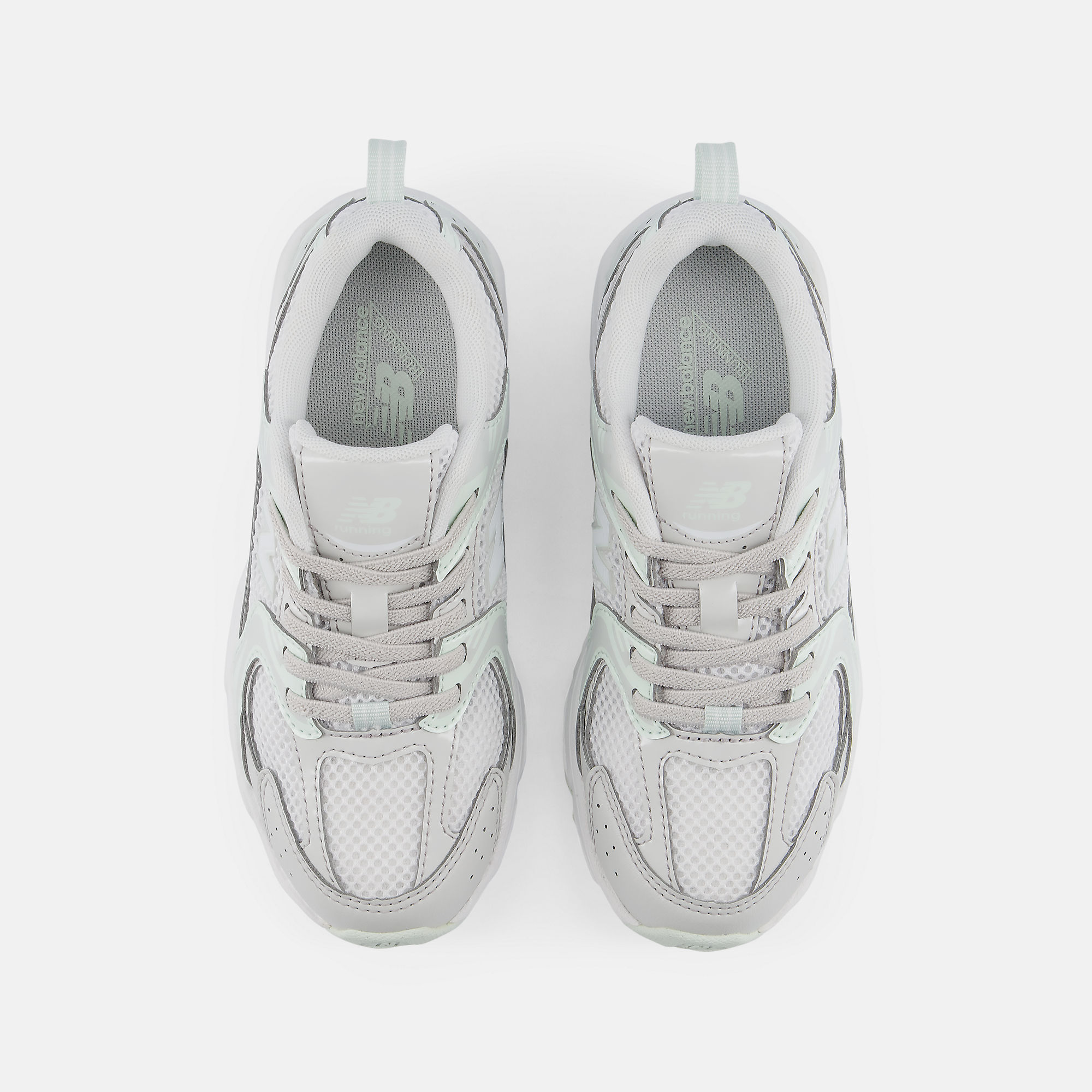 New Balance 530 BUNGEE LACE Bungee Lace - GREY MATTER con MINT WATER - immagine 4