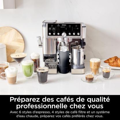 NINJA Machine à café Luxe Pro 3-en-1