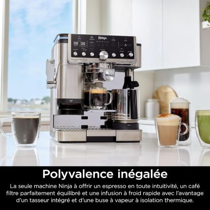 NINJA Machine à café Luxe Pro 3-en-1