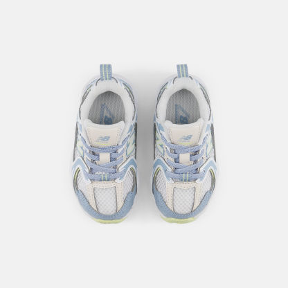 New Balance 530 BUNGEE LACE Bungee Lace - LIGHT ARCTIC GREY con WHITE - immagine 4