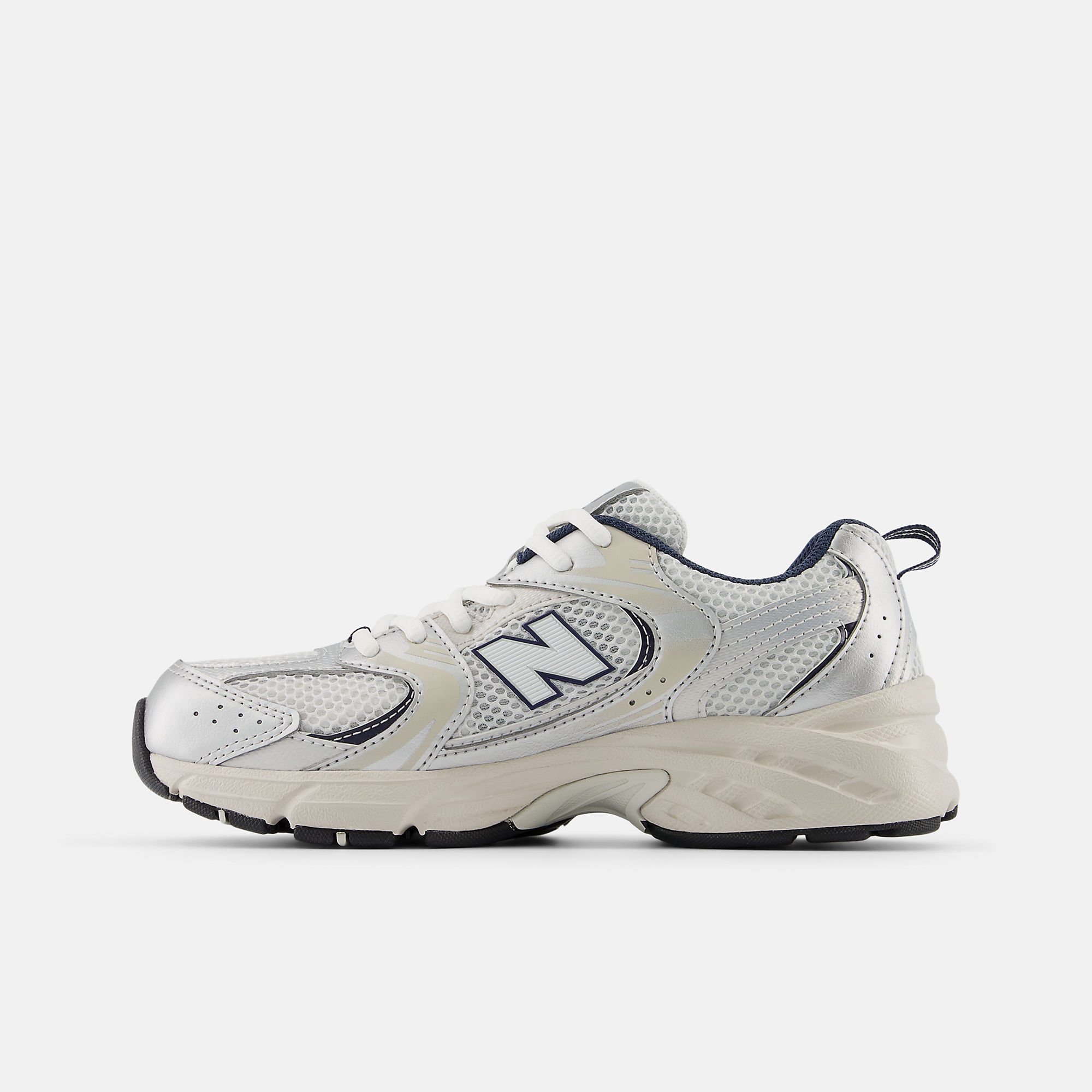 New Balance 530 LACE Lace - SUMMER FOG con NIMBUS CLOUD e NB Navy - immagine 3