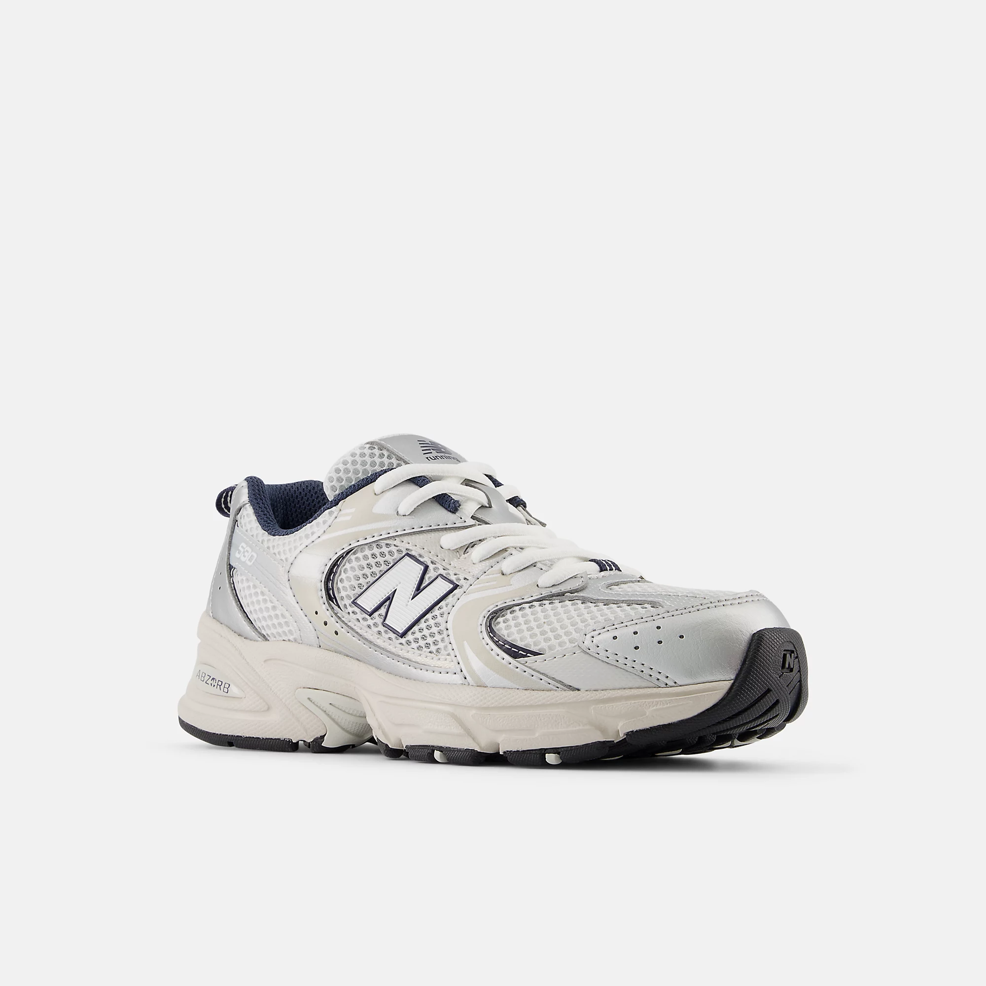 New Balance 530 LACE Lace - SUMMER FOG con NIMBUS CLOUD e NB Navy - immagine 2