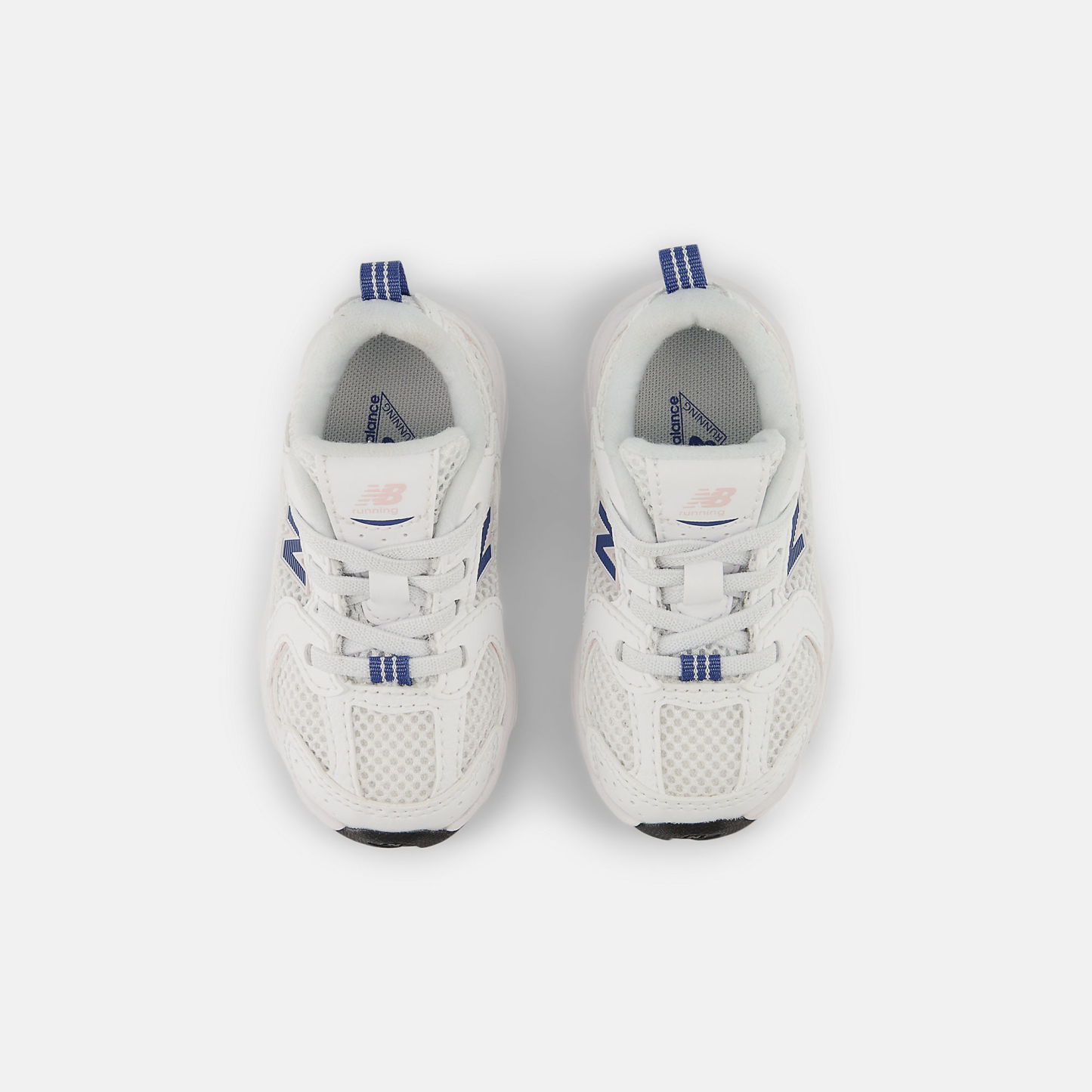 New Balance 530 Bungee Lace Bungee Lace - WHITE con MAGIC BLUE - immagine 4