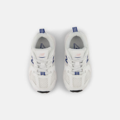 New Balance 530 Bungee Lace Bungee Lace - WHITE con MAGIC BLUE - immagine 4