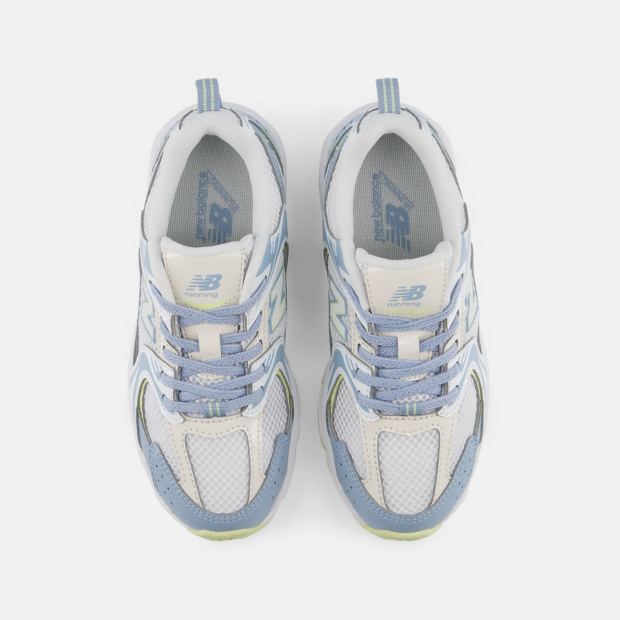 New Balance 530 BUNGEE LACE Bungee Lace - LIGHT ARCTIC GREY con WHITE - immagine 4