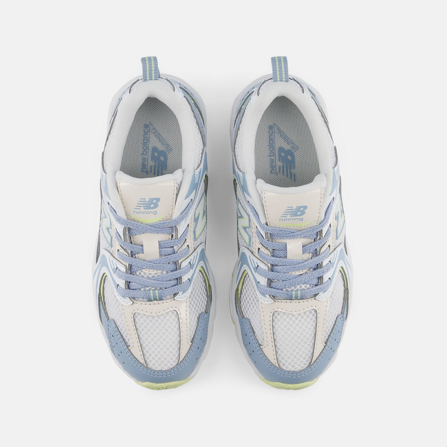 New Balance 530 BUNGEE LACE Bungee Lace - LIGHT ARCTIC GREY con WHITE - immagine 4