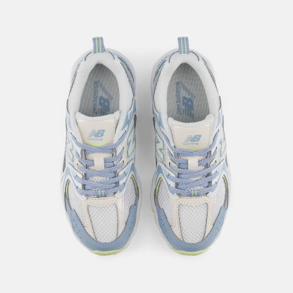 New Balance 530 BUNGEE LACE Bungee Lace - LIGHT ARCTIC GREY con WHITE - immagine 4