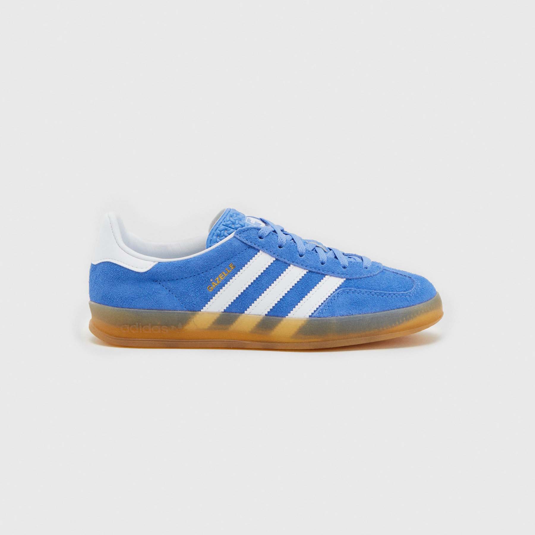 Adithtdas Originals GAZELLE INDOOR - Trainers - blue fusion cloud white gold metallic