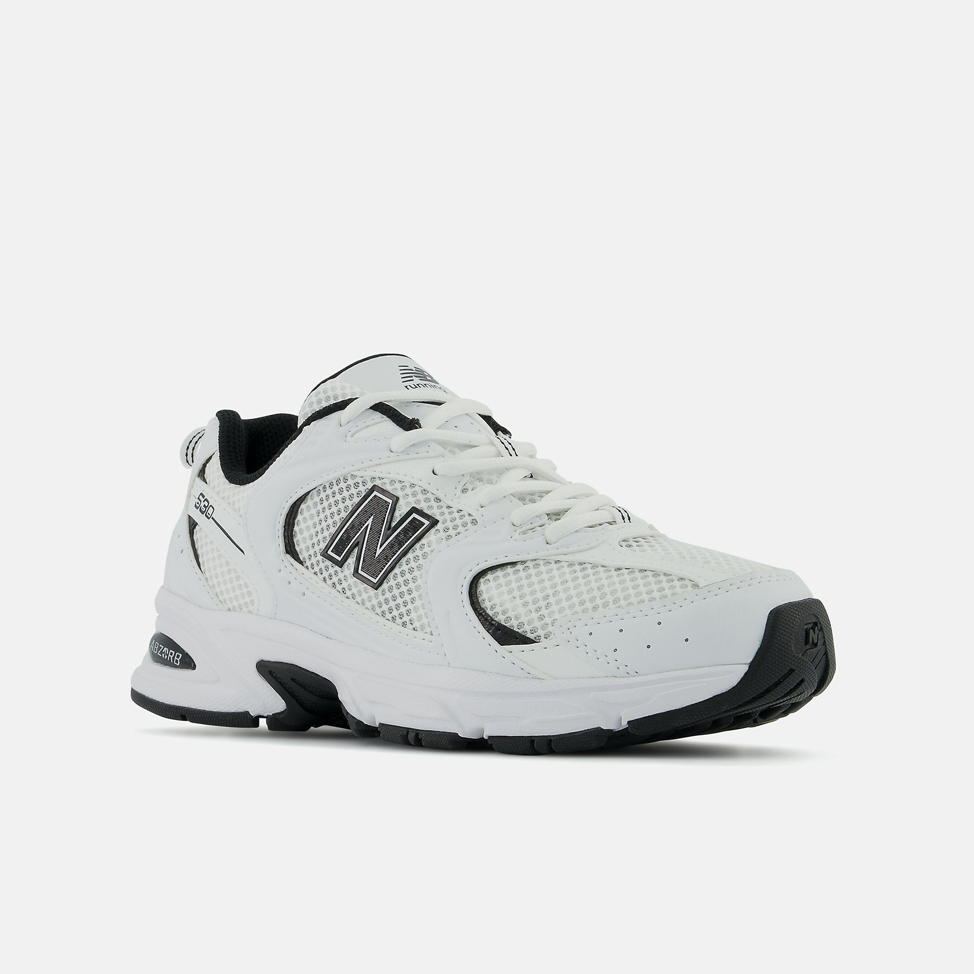 New Balance 530 - WHITE con BLACK - immagine 2