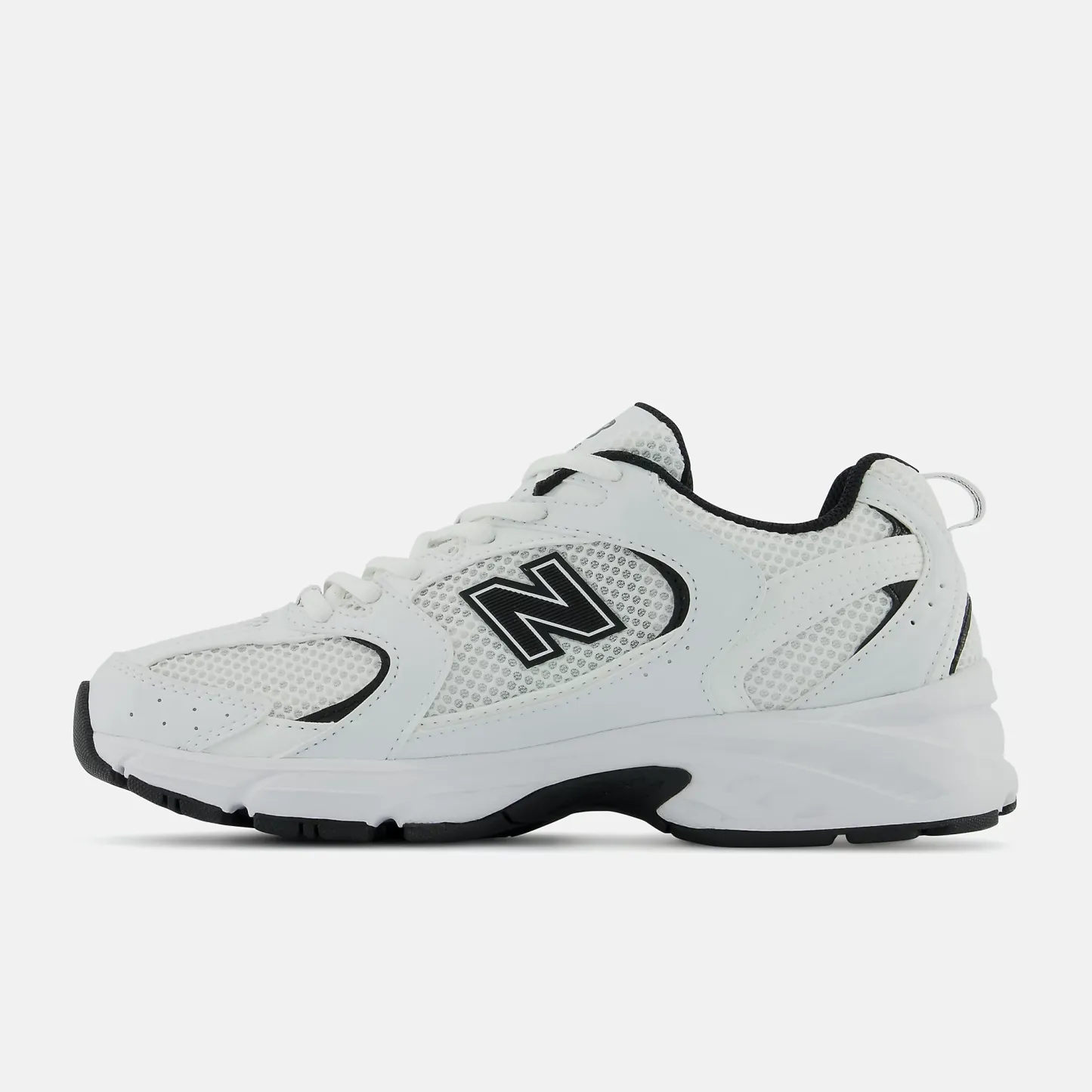 New Balance 530 - WHITE con BLACK - immagine 3