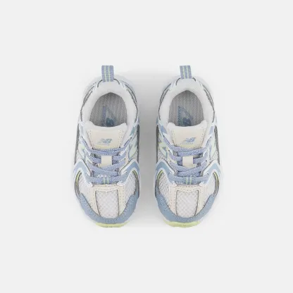 New Balance 530 BUNGEE LACE Bungee Lace - LIGHT ARCTIC GREY con WHITE - immagine 4