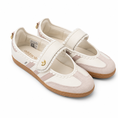 Adithtdas Samba Jane Ruffle Pack White Pink Gum (Women's)