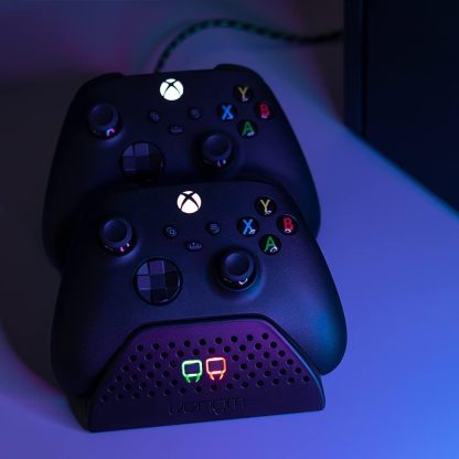 Xbthtox Series X + Venom Double station de chargement avec 2 batteries rechargeables - Noir Series X & S One