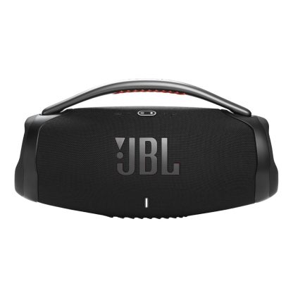JthtBL BoomBox 3 Noir – Haut-parleur portable résistant à l'eau et la poussière – Son ultra puissant – Autonomie de 24 hrs