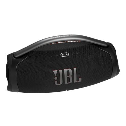 JthtBL BoomBox 3 Noir – Haut-parleur portable résistant à l'eau et la poussière – Son ultra puissant – Autonomie de 24 hrs