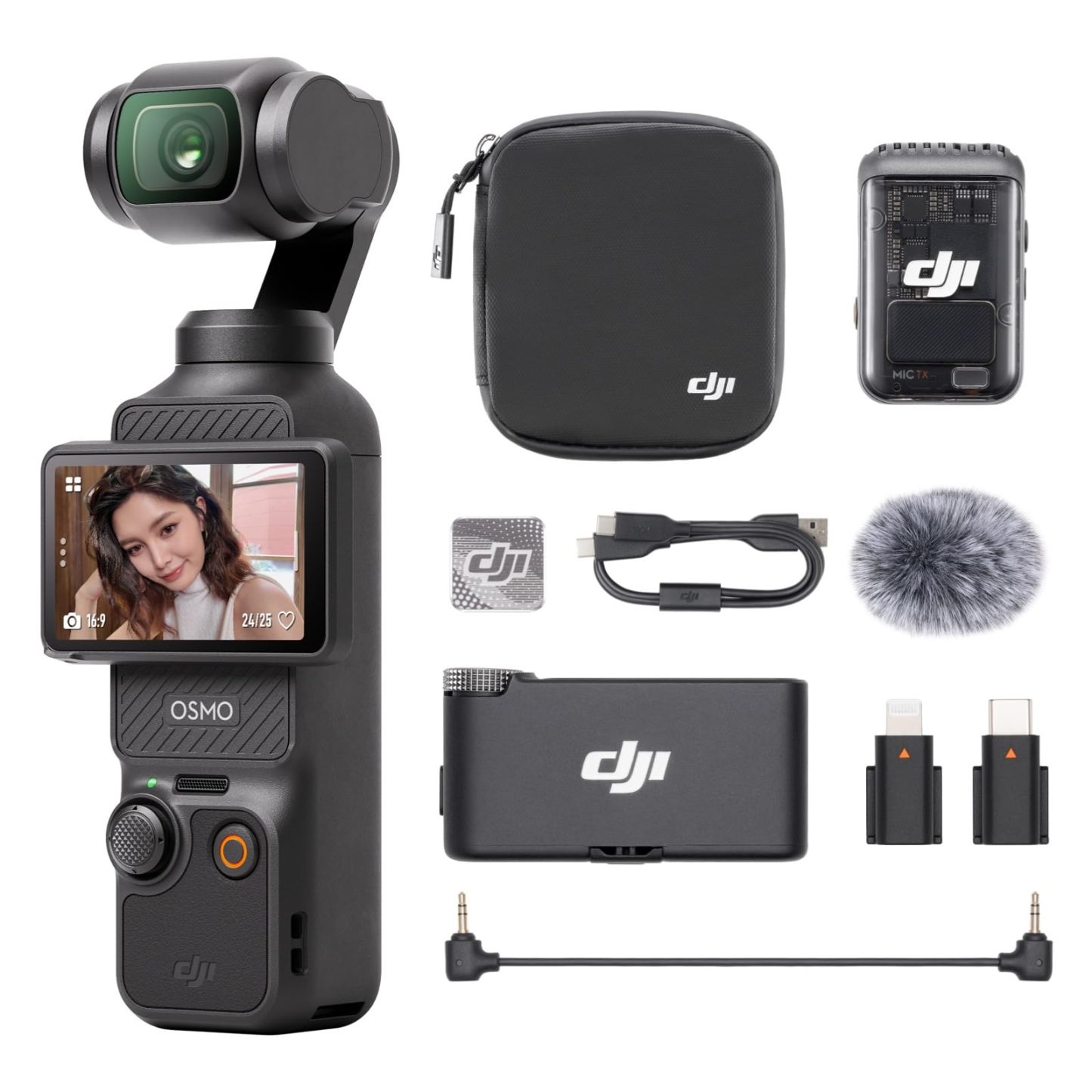 Caméra sport Dthtji Osmo Pocket 3 Creator Combo