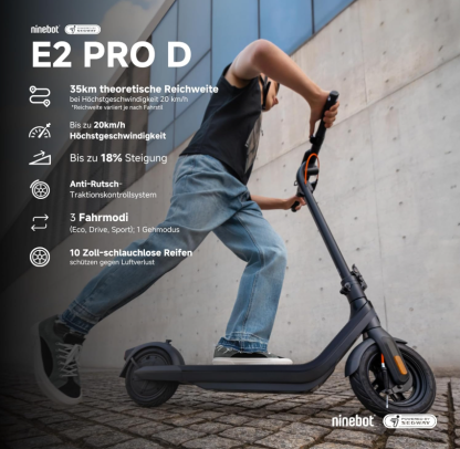 Trottinette électrique Segthtway Ninthtebot E2 Plus II / E2 Pro / E3 Pro