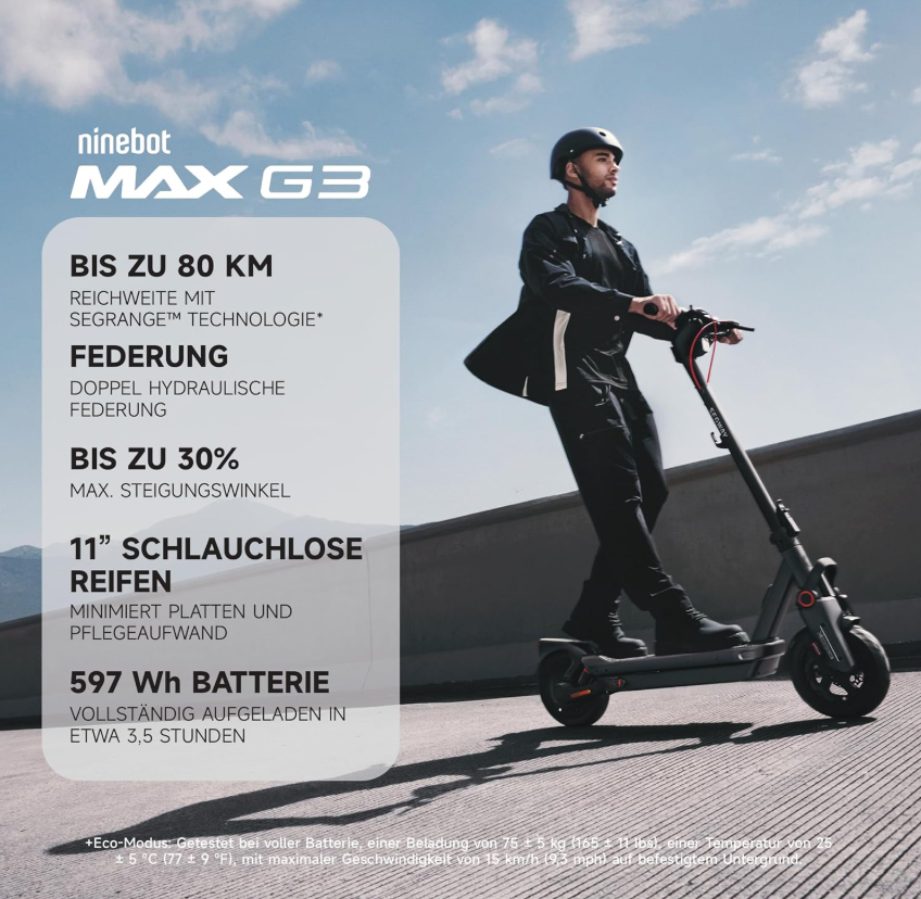 Trottinette électrique Segthtway Max G3 D