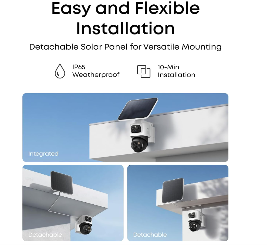 Kit de 2 caméras euthtfy Security euthtfyCam S4