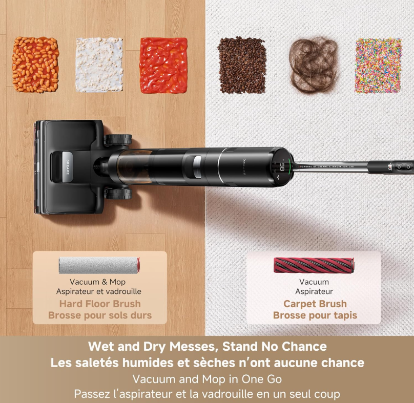 Aspirateur balai sans fil DREthtAME H15 Pro CarpetFlex