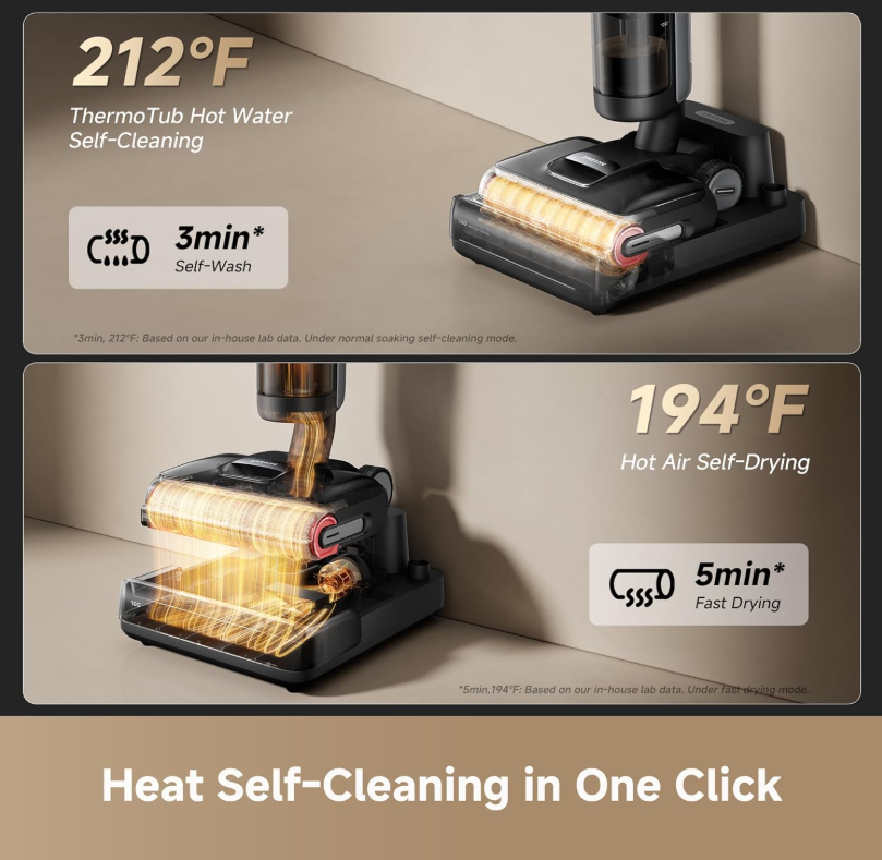 Aspirateur balai sans fil DREthtAME H15 Pro CarpetFlex