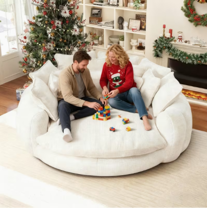 Canapé-lit « Cloud » de 81,1 po avec 14 coussins