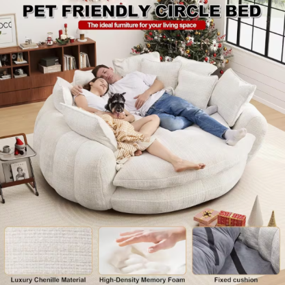 Canapé-lit « Cloud » de 81,1 po avec 14 coussins