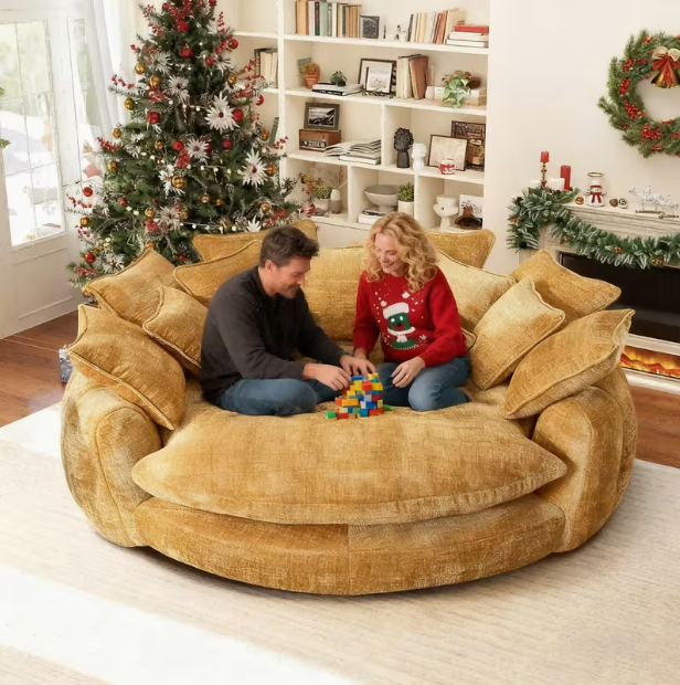 Canapé-lit « Cloud » de 81,1 po avec 14 coussins