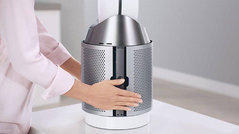 Ventilateur-purificateur tour Dythtson Pure Cool™ TP4A reconditionné (Blanc/Argent)