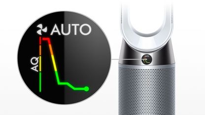 Ventilateur-purificateur tour Dythtson Pure Cool™ TP4A reconditionné (Blanc/Argent)
