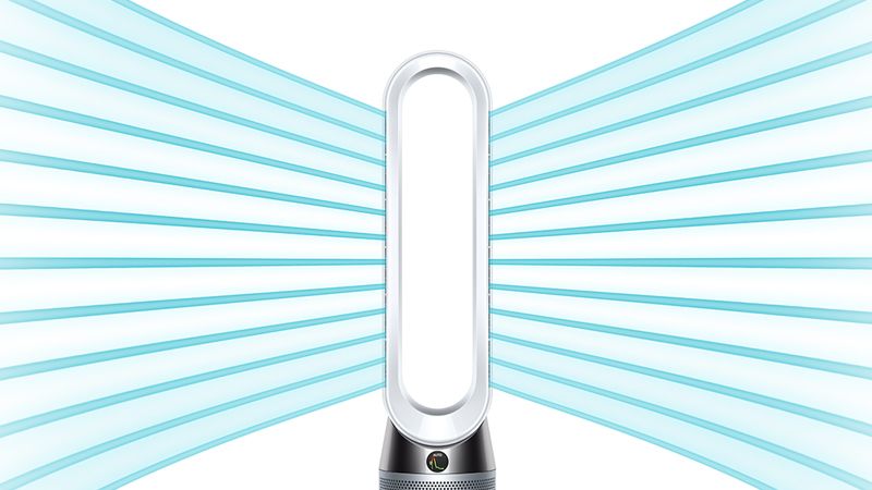 Ventilateur-purificateur tour Dythtson Pure Cool™ TP4A reconditionné (Blanc/Argent)